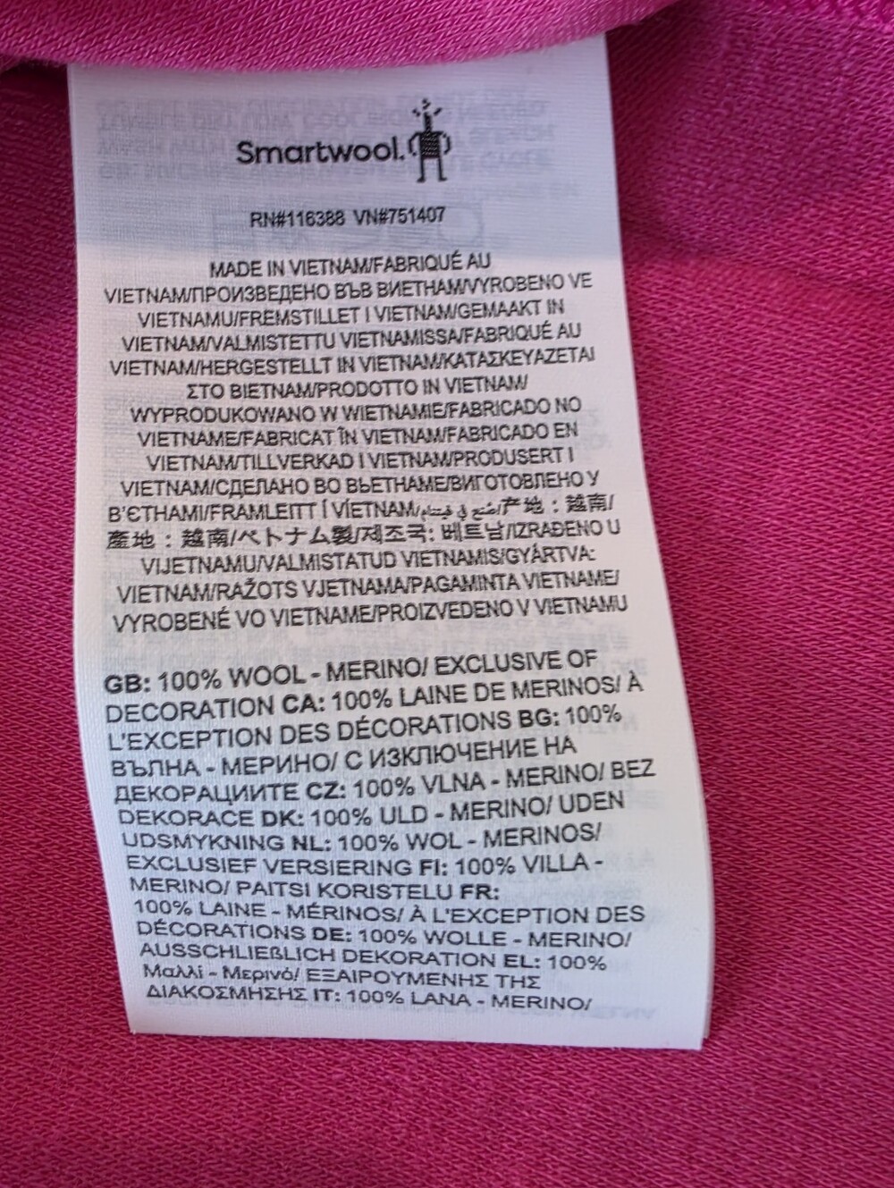 Smartwool Classic Thermal Merino 250 Base Layer Women's Medium Pink NWT - Picture 8 of 11